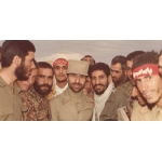 محمدصادق آهنگران در کنار شهید صیاد شیرازی