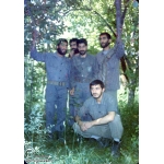 مهدی زین‌الدین در کنار شهید احمد کاظمی و صادق آهنگران