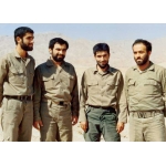 حسن شفیع‌زاده در کنار شهید طهرانی‌مقدم