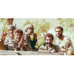 حسن شفیع‌زاده در کنار شهید باکری