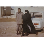 مهدی باکری با همسرش