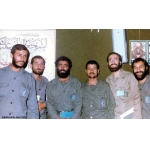 مهدی باکری در کنار شهید همت