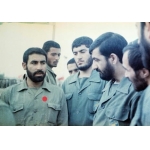 غلام‌رضا آقاخانی در کنار محسن رضایی