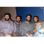غلام‌رضا آزادی در کنار شهید کاظمی