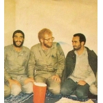 احمد کاظمی در کنار شهید خرازی