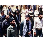 احمد کاظمی در کنار حضرت آیت‌الله خامنه‌ای