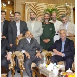 احمد کاظمی در کنار شهید سلیمانی