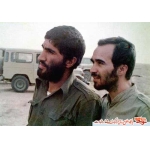 احمد کاظمی در کنار شهید خرازی