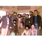 سیدمجتبی هاشمی در کنار سیداحمد خمینی